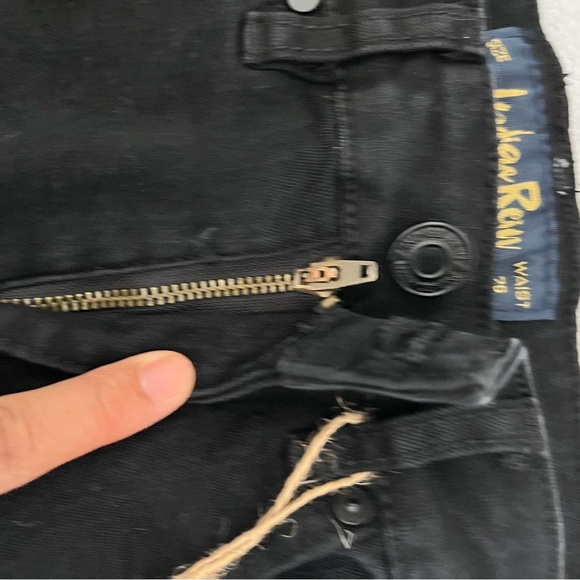 Women's Black Distressed Jeans indigo Rein - Picture 13 of 13